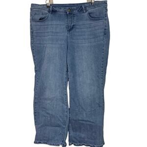 A617238 BELLE BOHO by Kim Gravel P Crosshatch Relaxed Jean Faded Vintage P20